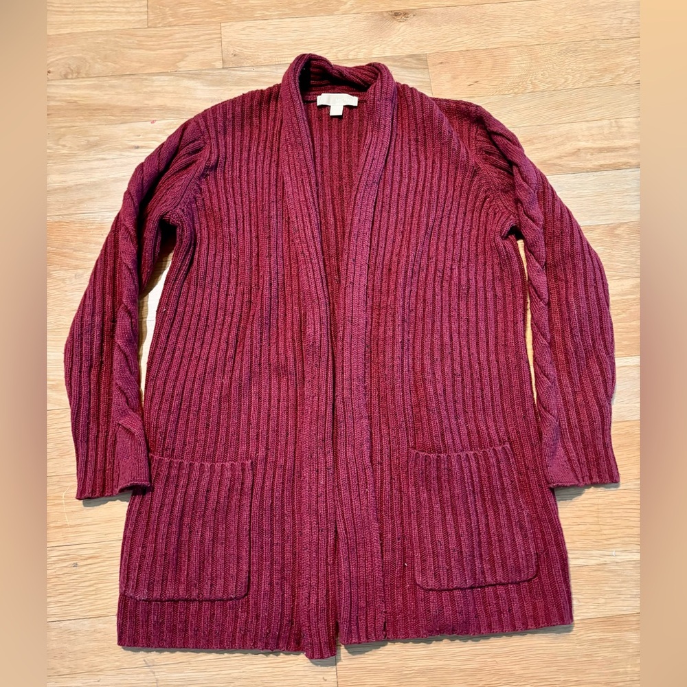 Burgundy red MK vest
